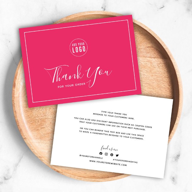 Ajouter un logo Bordure blanche Merci couleur modi (Créateur téléchargé)