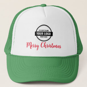 Ajouter un logo Casquette de Noël d'entreprise de