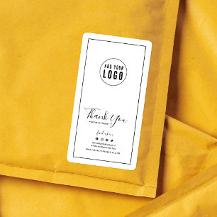 Ajouter un logo Sticker d'emballage de Merci de bo