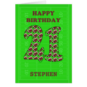 Ajouter Un Nom 21ème Anniversaire Footballs