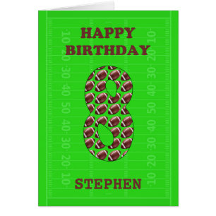 Ajouter Un Nom 8e Anniversaire Footballs