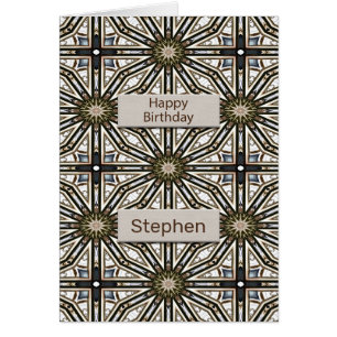 Ajouter un nom Anniversaire Mandala Design Abstrai