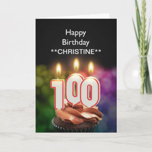 Ajouter un nom, carte 100e anniversaire