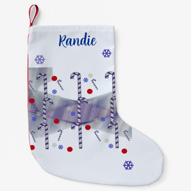 Ajouter un nom Chaussette Canne de Bonbon (Devant)