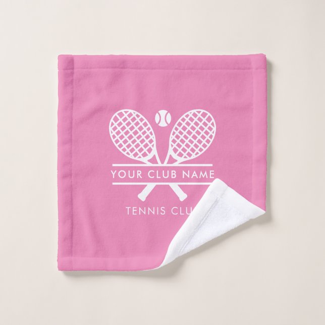Ajouter Un Nom De Club Équipe De Tennis Toute Coul (Gant de toilette)