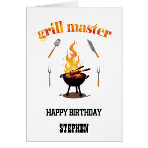 Ajouter Un Nom Grill Master Anniversaire