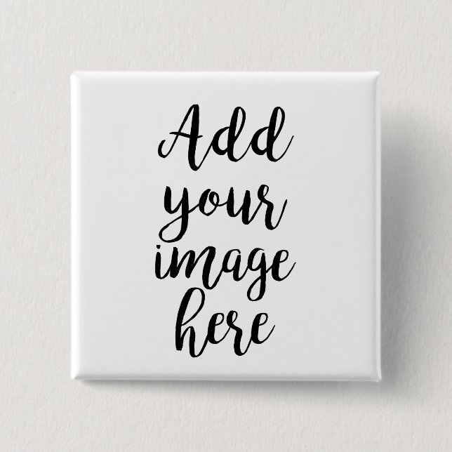 Ajouter une image personnalisée Badge Carré (Devant)