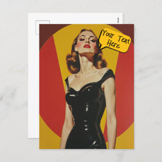 Ajouter une légende Carte postale Vintage rétro Gl