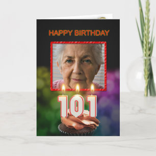 Ajouter une photo, 101e carte d'anniversaire avec 