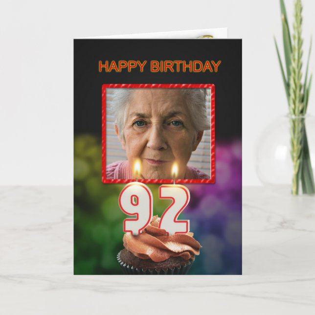 Ajouter une photo, 92e carte d'anniversaire avec b (Devant)