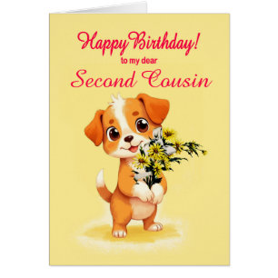 Ajouter une relation Anniversaire Chiot et Fleurs