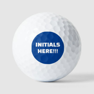 AJOUTER VOS PROPRES INITIALES des balles de golf à