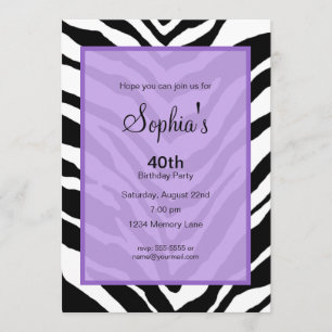 Ajouter votre âge Invitation d'anniversaire