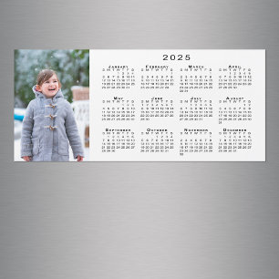 Ajouter votre calendrier photo 2025 sur le aimant