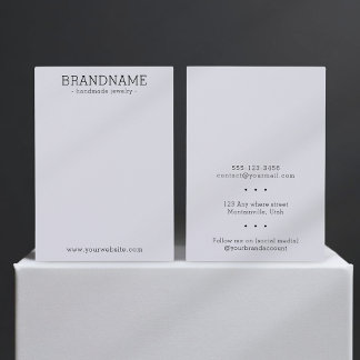 Ajouter votre carte d'affichage bijoux tout-en-un