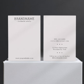 Ajouter votre carte d'affichage bijoux tout-en-un