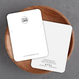 Ajouter Votre Carte D'Affichage De Collier Minimal