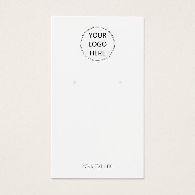 Ajouter votre carte d'affichage d'écoute de logo (Devant)