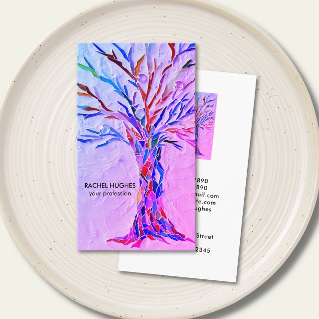 Ajouter votre Carte de visite d'arbre pourpre prof (Créateur téléchargé)