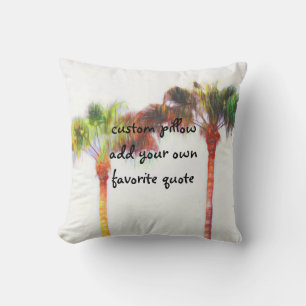 ajouter votre devis coussin palmier tropical