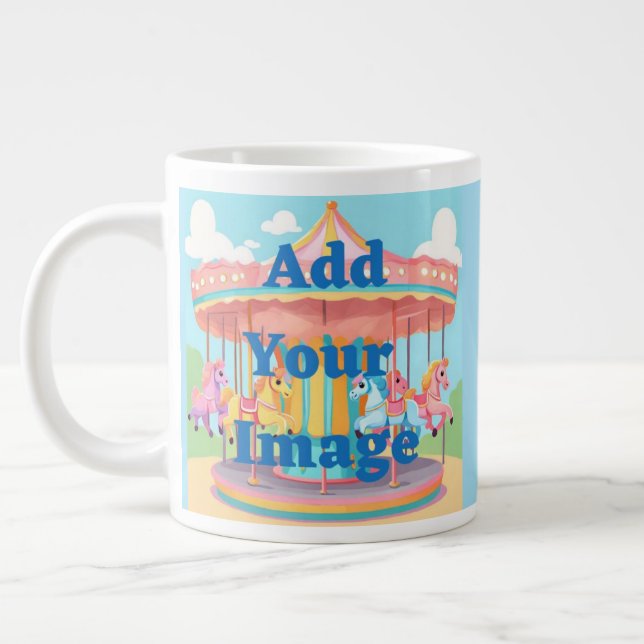 Ajouter Votre Image Jumbo Mug Custom Photo Mug (Gauche)