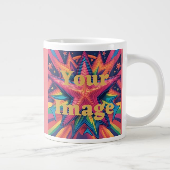 Ajouter Votre Image Jumbo Mug Custom Photo Mug (Droite)