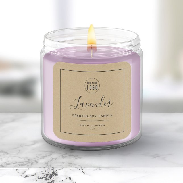 Ajouter votre logo Bordure gris Étiquette produit  (Créateur téléchargé)