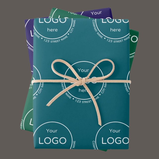 Ajouter votre logo cadeau Papier d'enveloppement s (Créateur téléchargé)
