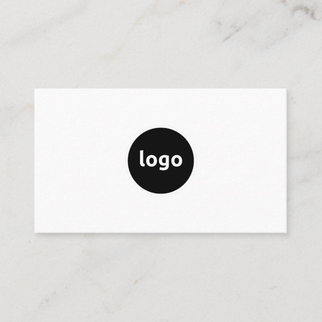 Ajouter votre logo Cartes de visite professionnels (Devant)