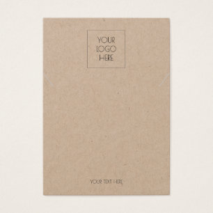 Ajouter Votre Logo Collier Simple Carte D'Affichag