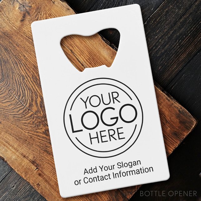 Ajouter Votre Logo Entreprise Moderne Minimaliste (Custom Bottle Opener)