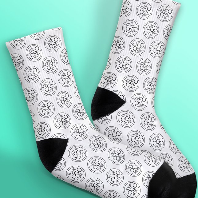 Ajouter Votre Logo Entreprise Moderne Minimaliste (Custom Socks)