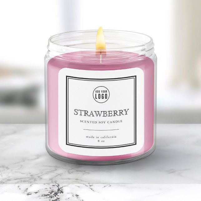 Ajouter votre logo Étiquette de produit frontalier (Créateur téléchargé)