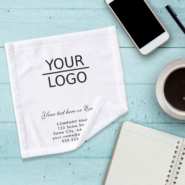 Ajouter votre logo Promotion de société de texte p (Créateur téléchargé)