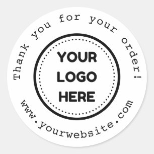 Ajouter Votre Logo Sticker Moderne Minimaliste
