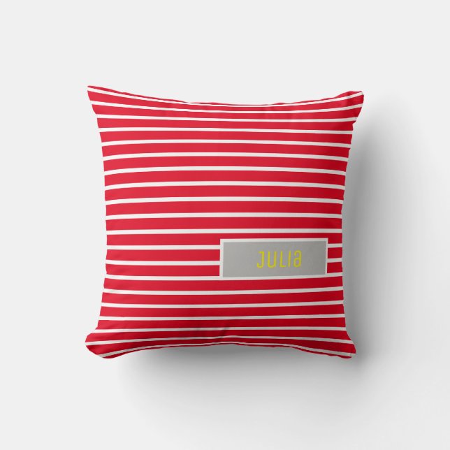Ajouter Votre Nom Coussin D'Oreiller Personnalisé (Recto)
