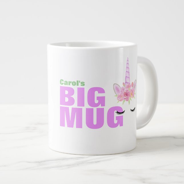 Ajouter votre nom - Jumbo Mug cadeau (Devant droit)