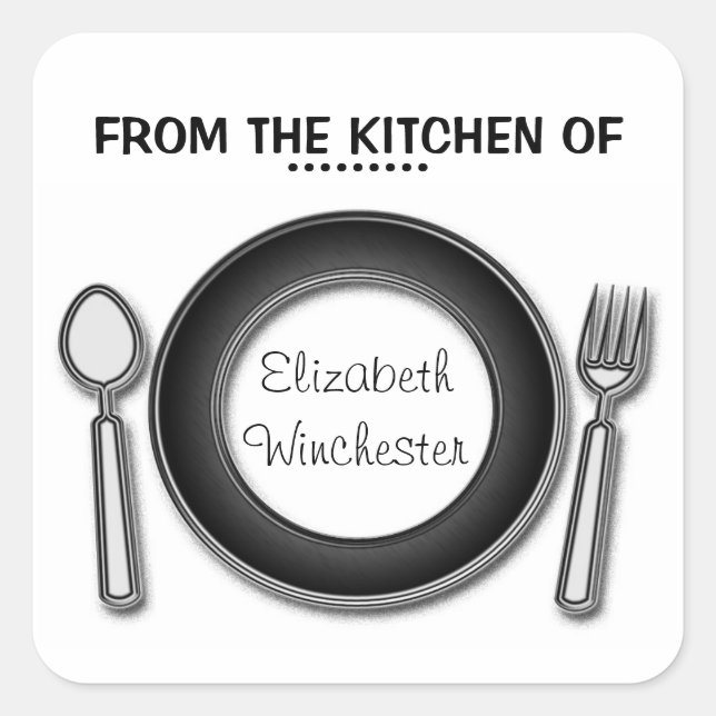 Ajouter Votre Nom Stickers Cadeaux Alimentaires (Devant)