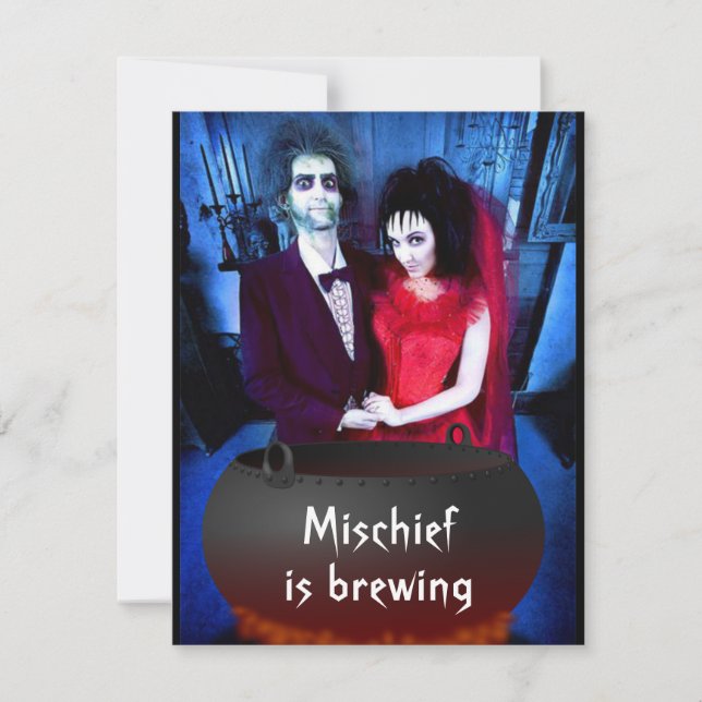 Ajouter Votre Photo Halloween Invitation (Devant)