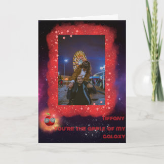 Ajouter Votre Photo Merci Galaxy Carte de remercie