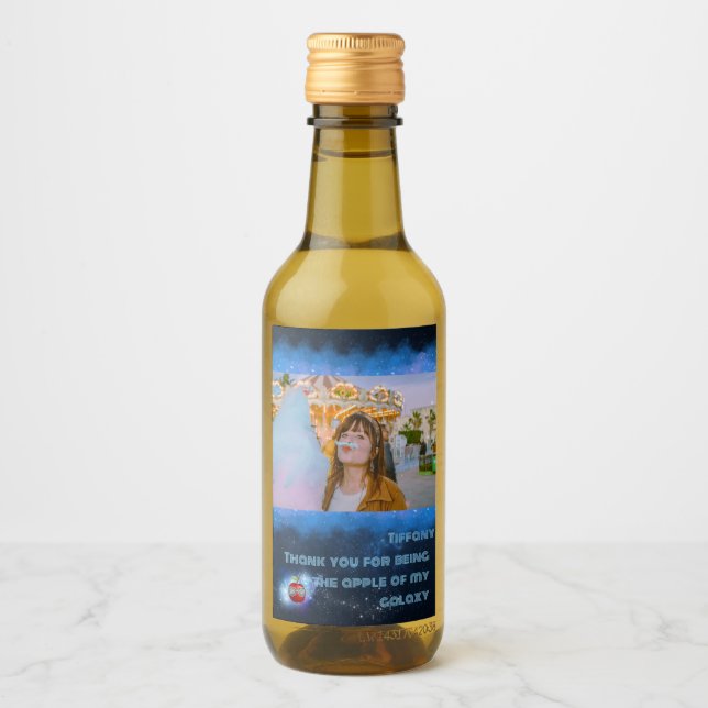 Ajouter Votre Photo Merci Galaxy Étiquettes (Devant)