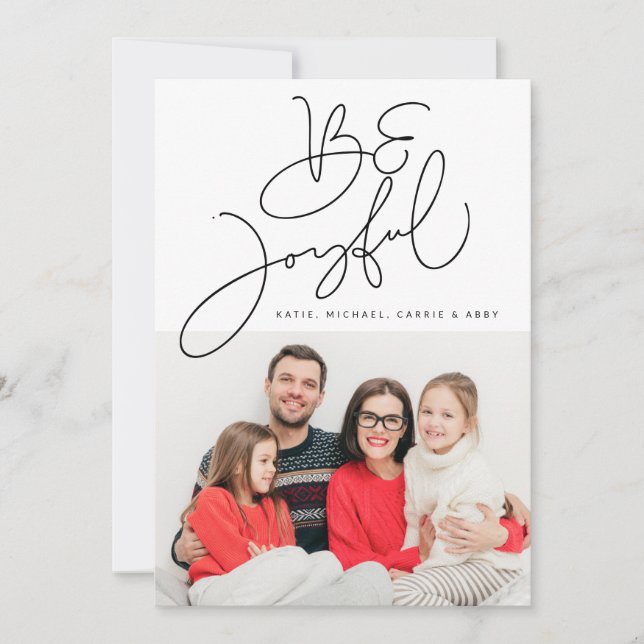 AJOUTER VOTRE PHOTO | Soyez Joyeux (Devant)