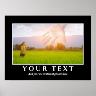 Ajouter Votre Poster Photo Texte Inspirant