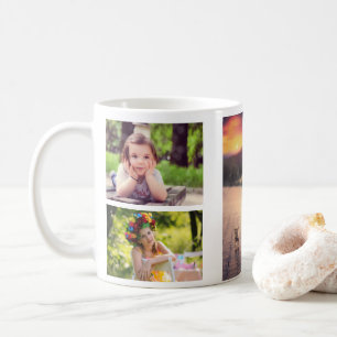 Ajouter votre propre 5 photo Collage de café Mug