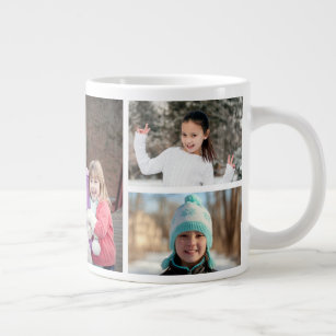Ajouter votre propre 5 photo Collage de café Mug