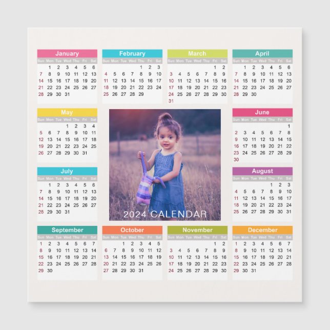 Ajouter Votre Propre Calendrier Photo Personnalisé (Devant)