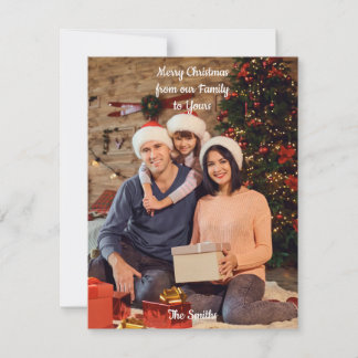 Ajouter votre propre carte de Noël
