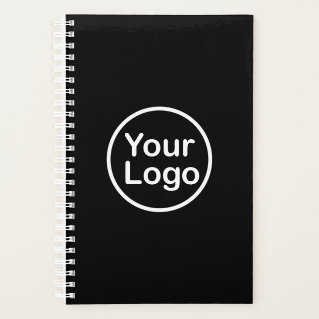 Ajouter votre propre logo | Arrière - plan noir (Devant)