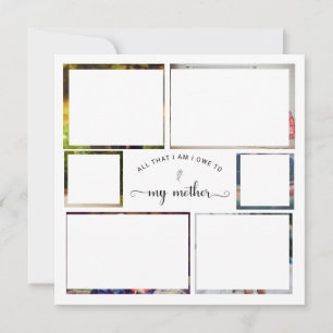 Ajouter votre propre photo Collage Mère Meilleure