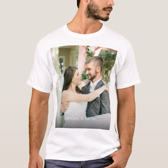 Ajouter votre propre T-shirt photo personnalisé (Devant)